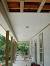 White Painted Porch Ceiling