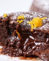 Chocolate Orange Lava Cakes Lava Cakes Chocolate Desserts Desserts