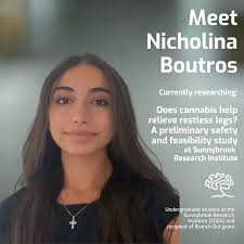 We're excited to support Nicholina Boutros at Sunnybrook Research Institute  in her groundbreaking study