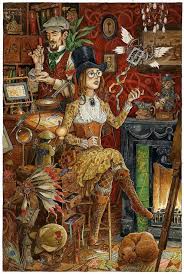 The Toymaker S Workshop By 3 Hares On Deviantart Steampunk Artwork Steampunk Art Art