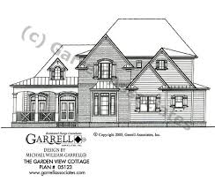 Garden View Cottage House Plan 05123 Garrell Associates Inc 115kb, house cabin drawing picture with tags: garden view cottage house plan 05123