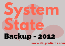 How To Take System State Backup In Windows Server 2012 R2