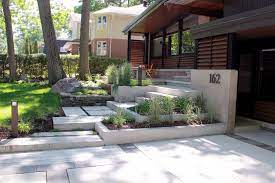 Your beautiful front yard landscaping will bring curb appeal to your home and with the right plan of action through a professional landscape design, it can bring functionality to the front of your home too. Riverview Design Solutionsmid Century Modern
