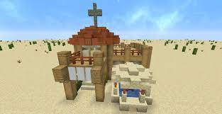 Minecraft survival starter house, biome: Minecraft Desert Build Minecraft Building Village
