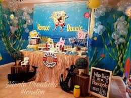 Nicole Creations On Instagram Spongebob Under The Sea Baby Shower Partydecorat Spongebob Birthday Party Decorations Spongebob Birthday Party Spongebob Party