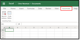 how to enable office scripts for excel online