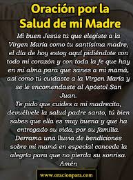 Oracion Por La Salud De Mi Madre In 2020 Prayers For Healing God Prayer Prayer Quotes