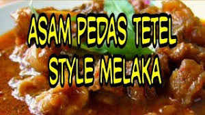 Ada asam pedas kembung, asam pedas pari, asam pedas sotong, asam pedas ayam dan banyak lagi. Asam Pedas Daging Tetel Melaka Resepi Masakan Asam Pedas Gerenti Sedap Youtube
