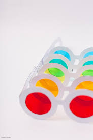 See The World Through Every Color Of The Rainbow With These Diy Glasses Science Experiments Kids Rainbow Colors Diy Glasses