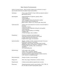 Basic Head To Toe Assessment History Of Present Illness