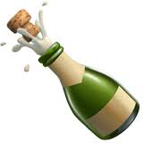 Bottle With Popping Cork On Apple Ios 10 3 Bottle Emoji Emoji List