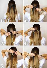 Beautiful hairstyle for medium hair bridal hairstyles easy hairstyle for wedding function easy bridal party wear hairstyle for medium hair puff bun hairstyle for short hair wedding hairstyles. Simple Party Hairstyles For Long Hair Tutorials Step By Step Penteados Tutoriais De Penteado Tutoriais De Cabelo Longo