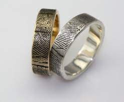 Fabulous Wedding Bands With Fingerprint General Valentine Fingerprint Wedding Bands Wedding Rings Fingerprint Wedding