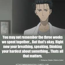 The Source Of Anime Manga Quotes Steins Gate 0 Steins Gate