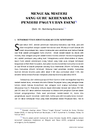 Maybe you would like to learn more about one of these? Pdf Bambang Nursena Guru Kebenaran Putra Hikmat Academia Edu