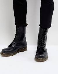 Dr Martens Dr Martens 1490 10 Eye Boots In Black Boots Black Boots Men Dr Martens Boots Boots