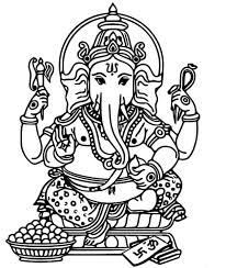 Children love to know how and why things wor. Coloring Page Diwali Ganesh 7