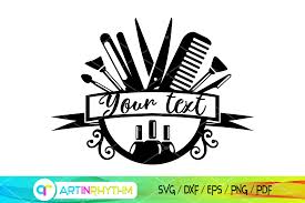 Download Makeup Monogram Svg Cut File Graphic By Artinrhythm Creative Fabrica PSD Mockup Templates