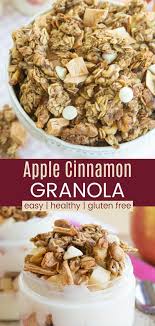 Homemade Apple Cinnamon Granola Recipe Cupcakes Kale Chips Recipe Granola Recipes Cinnamon Granola Cinnamon Granola Recipe