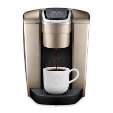 Keurig K Elite Single Serve K Cup Pod Coffee Maker With Iced Coffee Setting Gold Single Serve Coffee Makers Pod Coffee Makers Keurig Coffee Makers
