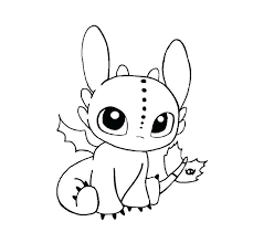 Play the movies and have a very colorful toothless day. Cute Toothless Coloring Pages Novocom Top