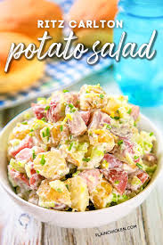 The Ritz Carlton Potato Salad Recipe Heirloom Potatoes Tossed In Mayonnaise Celery Fresh Chives And Tarragon And L Potatoe Salad Recipe Salad Recipes Food