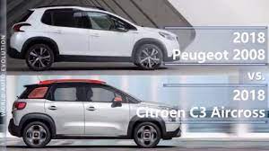 No son de las más equipadas y por lo tanto develaremos qué ofrece cada modelo en sus variantes 2008 active y c4 cactus feel. 2018 Peugeot 2008 Vs 2018 Citroen C3 Aircross Technical Comparison Youtube