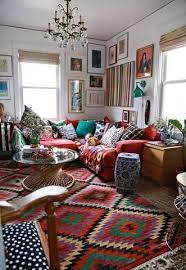 19 Boho Rooms Where Vibrant Prints And Patterns Rule Living Decor Bohemian Living Room Bohemian Living Rooms