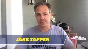 Jake tapper talks about how the main character of his book is based off his wife, his cameo in edge of tomorrow and his opinion of jason sudeikis' impression. Jake Tapper Critiques Jason Sudeikis Wolf Blitzer Snl Impersonation Youtube