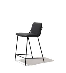 Sling Counter Stool Leather Upholstered Stool Upholstered Bar Stools Counter Stools