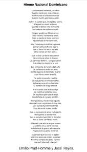 Himno nacional quisqueyanos valientes que es santuario de amor cada pecho do la patria se siente vivir; Facebook