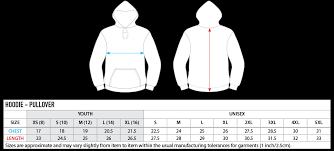 to view the size chart for this product