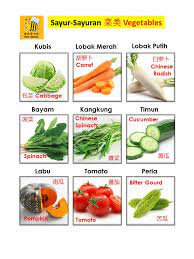 Jenis jenis sayuran by nurulsalwanimohdnoor 5052 views. Bee Library Kamus Bergambar Jenis Sayur Sayuran