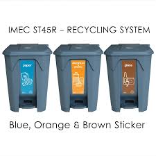 Stainless steel flip top recycle bin. Recycle Bins Tong Kitar Semula Supplies In Malaysia Imec