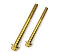 Fornitore della cina su misura di buona qualità m6 m8 m9 m12x1.5 hexagon  bulloni e dadi in acciaio inox al titanio esagonale flangia forato bullone