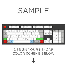 Iso Layout Custom Color Cherry Mx Keycap Set Top Print Blank