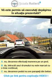 Depășirea e corectă sau nu? È™coalarutierÄƒ Ro Explicatia Video Aici Http Www Scoalarutiera Ro Intrebari Posibile Drpciv Categoria B 10 Va Este Permis Sa Executati Depasirea In Situatia Prezentata Facebook