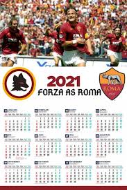 Poster Kalender 2021 8000 An Ada Merchandise As Roma Facebook