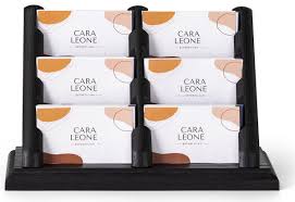 Shop business card holders at staples.ca. Medical Facility 3 Tier Office D U00e9cor 6 Card Multiple Business Card Holder Oak Wood Trade Show Reception Desk Cabernet Stain Display Cases Cabinets Craft Supplies Tools
