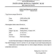 Surat aktif mengajar adalah surat yang dikeluarkan oleh instansi pendidikan (contohnya sekolah) untuk menyatakan bahwa seorang guru masih aktif mengajar di instansi tersebut dengan mengampu mata pelajaran tertentu. Contoh Surat Keterangan Aktif Mengajar Guru Sd Doc Nusagates