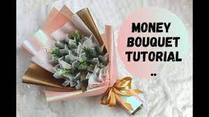 Diy Money Bouquet Ii Cara Buat Buket Uang Youtube In 2021 Money Bouquet Diy Money Money Gift