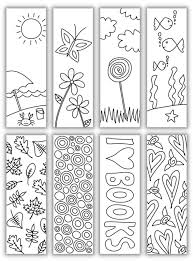 8 cute free printable bookmarks to colour for kids adults the craft at home family