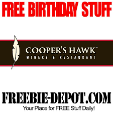 Birthday Freebie Cooper S Hawk Winery Restaurant Freebie Depot Birthday Freebies Free Birthday Stuff Restaurant Gift Cards