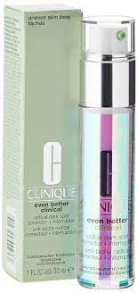 It has really helped my dark spots fade, even on my chest! Clinique Even Better Clinical Radical Dark Spot Corrector Serum 30 Ml Amazon De Beauty