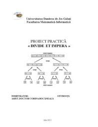 Void hanoi(int m, string start, string middle, string end){ cout << m is equal to: Proiect Divide Et Impera Matematica 347660 Regielive