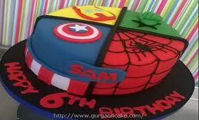 Marvel Birthday Cake Tesco Picture Superhero Birthday Cake Rainbow Birthday Cake Boy Birthday Cake