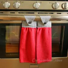 This is good news for those of us who want to add crochet to them. Hanging Dish Towel Hack Make