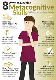 8 Ways To Develop Metacognitive Skills Infographic In 2021 Personal Development Skills Critical Thinking Skills Study Skills