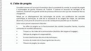 Notion Idee De Progres Espagnol