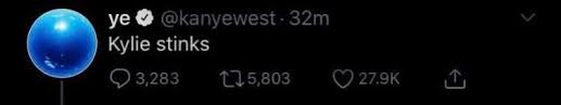 In the next tweets, kanye west alludes to the fact that kim kardashian attempted to stage an intervention for him with the assistance of a doctor. The Beacon Best Of 2020 The Tweet Of The Year Is Kylie Stinks
